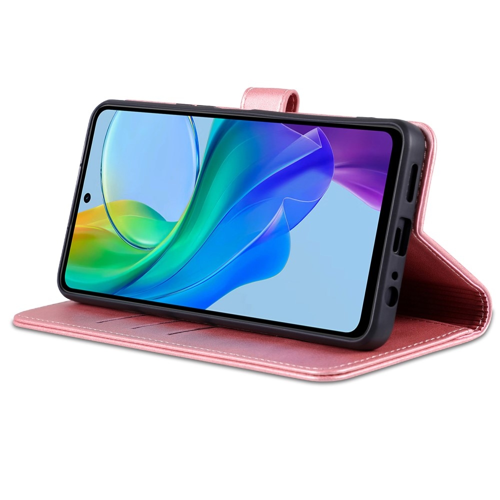 AZNS knížkové pouzdro na Vivo V29 Lite 5G - růžovozlaté