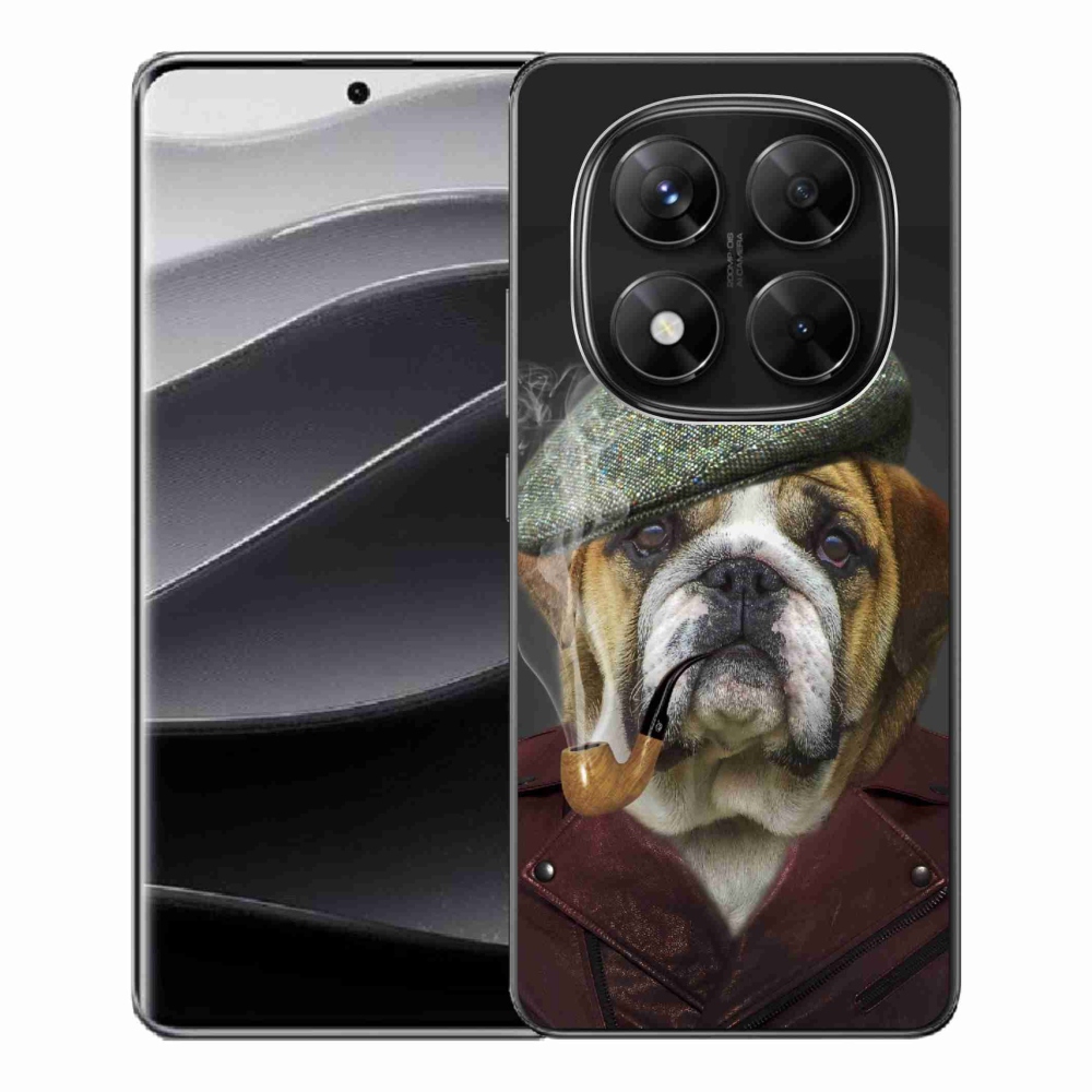Gelový kryt mmCase na Xiaomi Redmi Note 14 Pro 5G/Poco X7 5G - pes s fajfkou