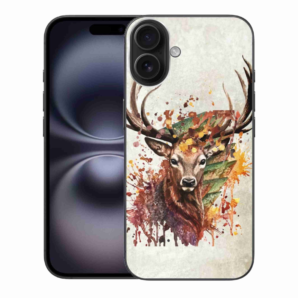 Gelový obal mmCase na iPhone 16 Plus - jelen 1