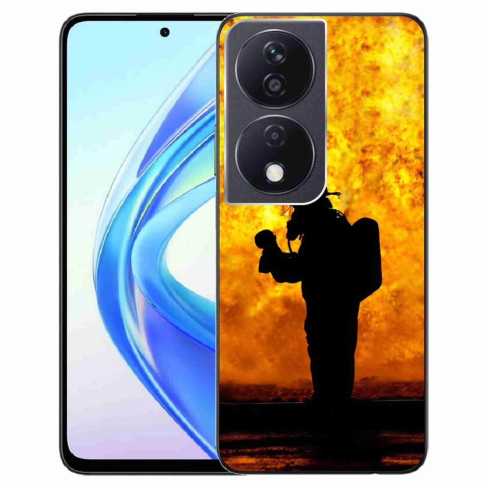 Gelový kryt mmCase na Honor X7b/Honor 90 Smart - hasič