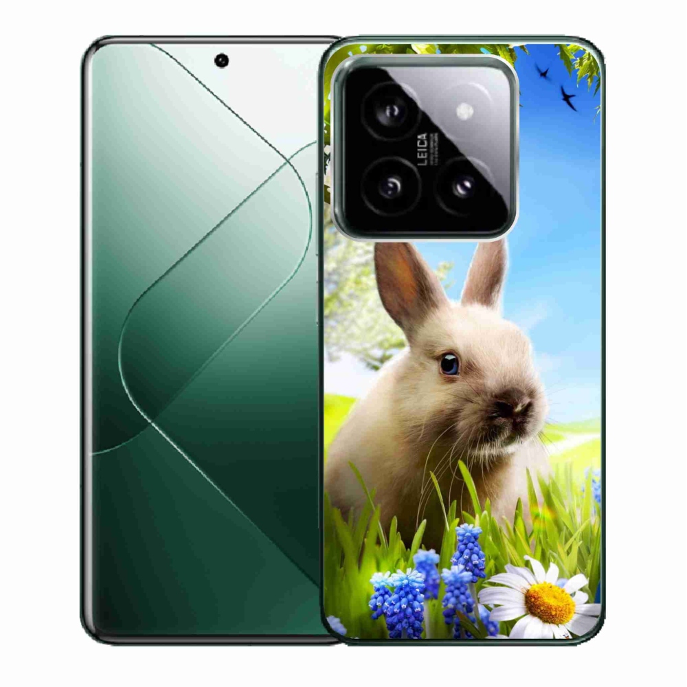 Gelový kryt mmCase na Xiaomi 14 - zajíček