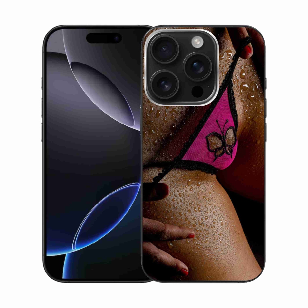 Gelový kryt mmCase na iPhone 16 Pro - sexy žena