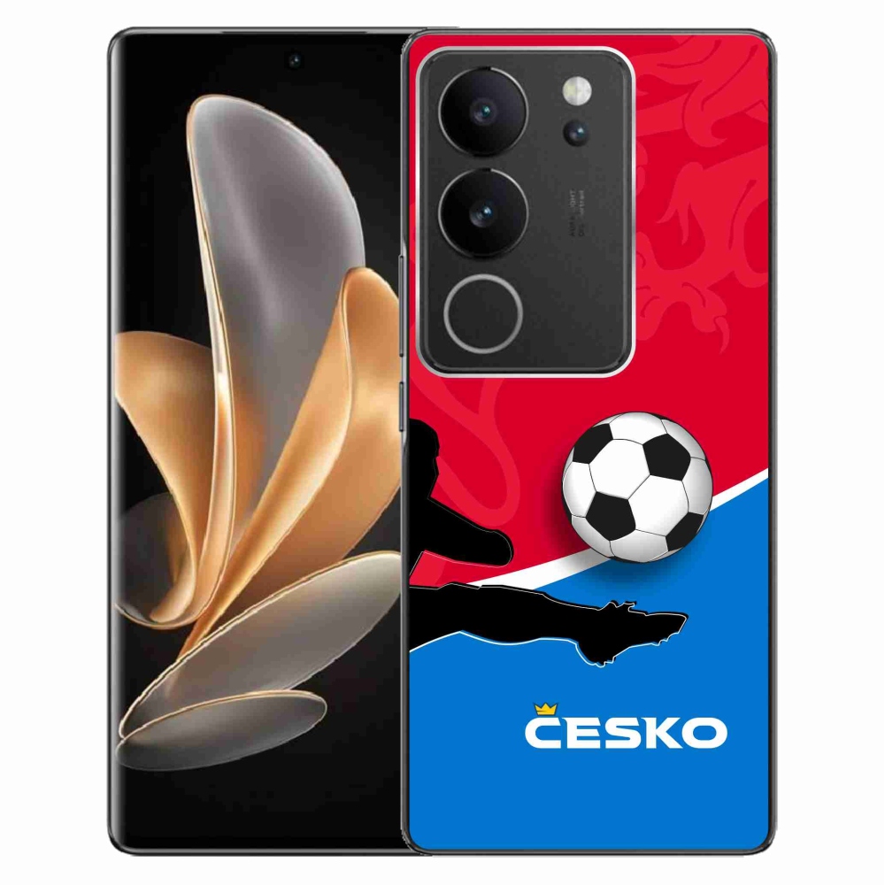 Gelový kryt mmCase na Vivo V29 5G - fotbal Česko 2