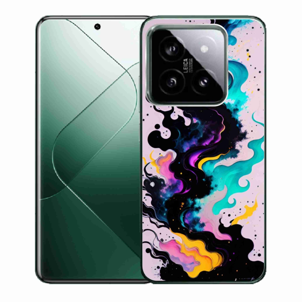 Gelový kryt mmCase na Xiaomi 14 - abstraktní motiv 4