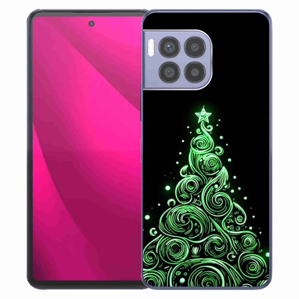 Gelový kryt mmCase na T-Mobile T Phone 2 Pro - neonový vánoční stromek 3