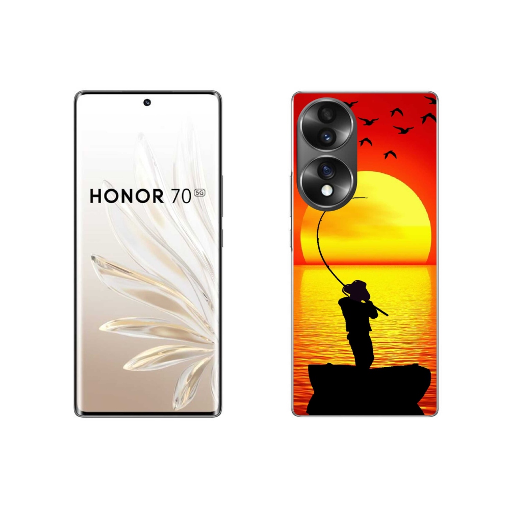 Gelový kryt mmCase na Honor 70 - rybaření