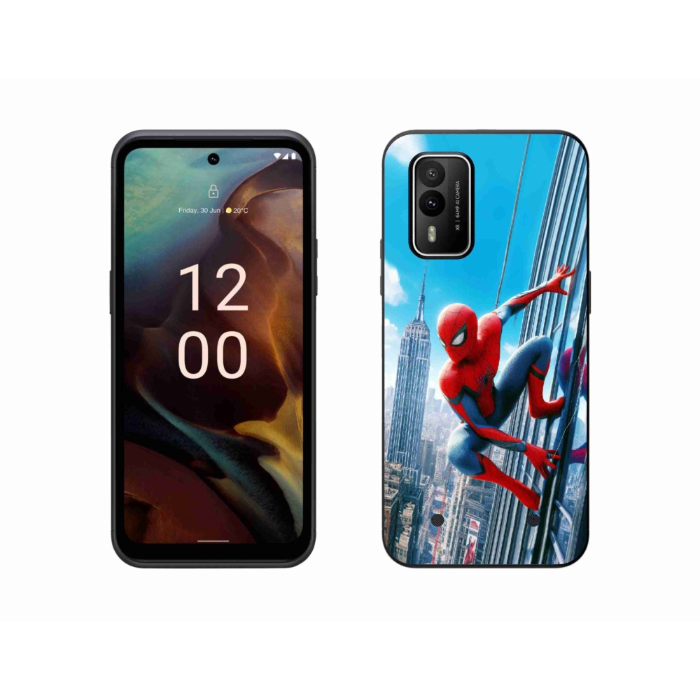 Gelový kryt mmCase na Nokia XR21 - spiderman