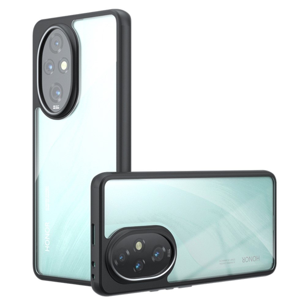 Gelový obal s pevnými zády na Honor 200 Pro 5G - černý