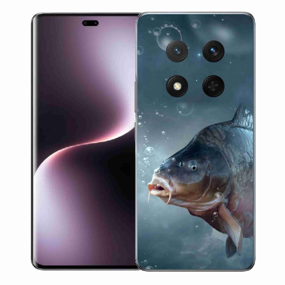 Gelový kryt mmCase na Honor Magic 7 Lite 5G - kapr a bublinky