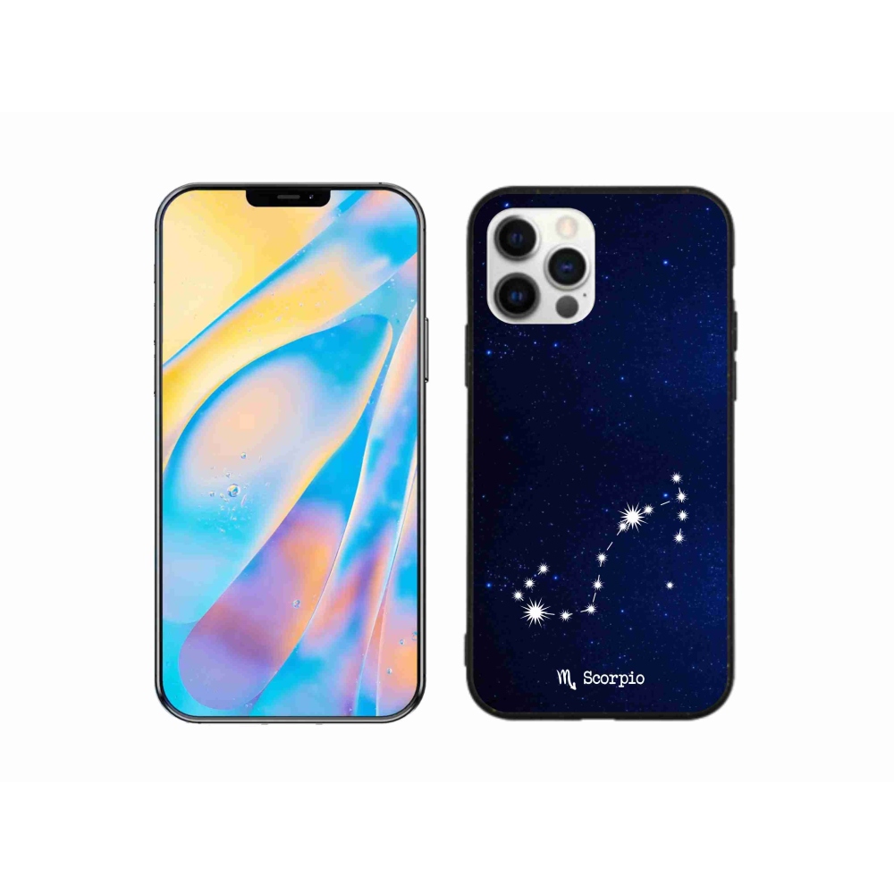 Gelový kryt mmCase na iPhone 12 Pro - souhvězdí Štíra