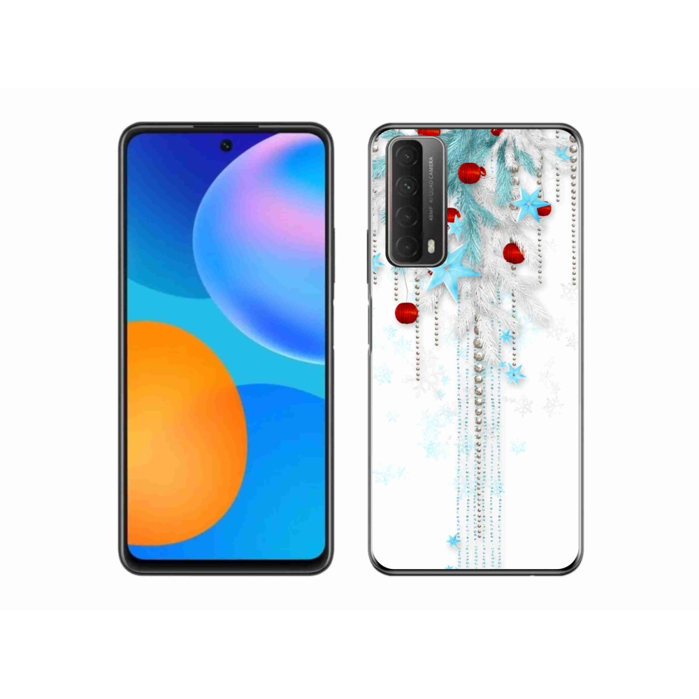 Gelový kryt mmCase na Huawei P Smart (2021) - vánoční ozdoby