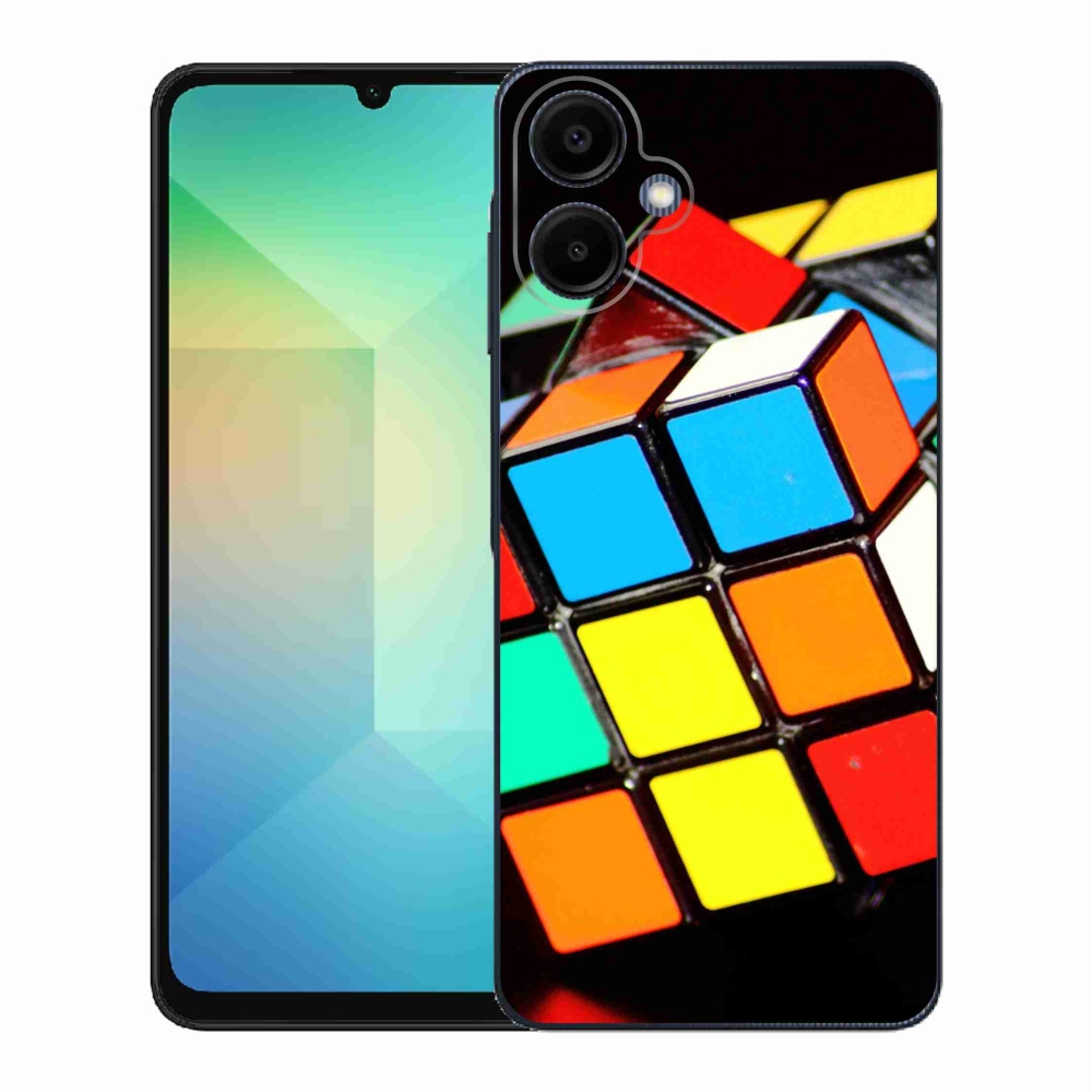 Gelový kryt mmCase na Samsung Galaxy A06 4G - rubikova kostka