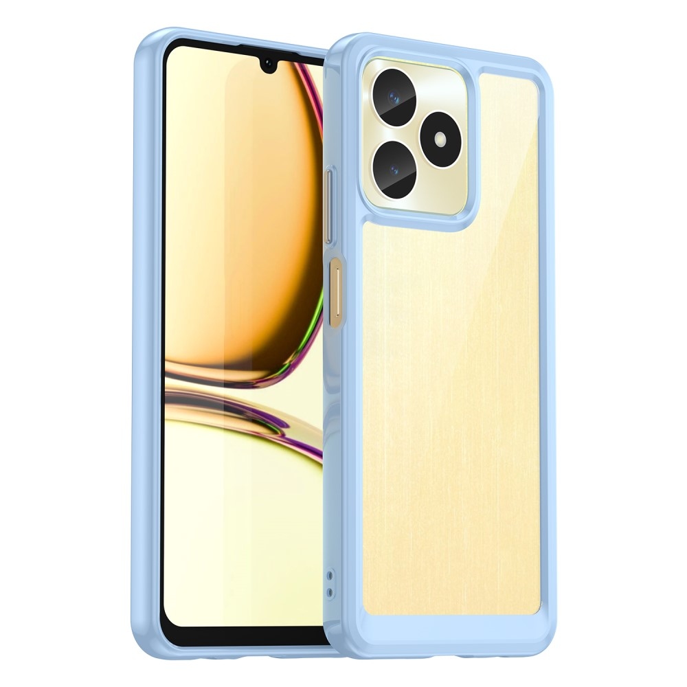 Gelový obal s pevnými zády na Realme C51/C53 - modrý