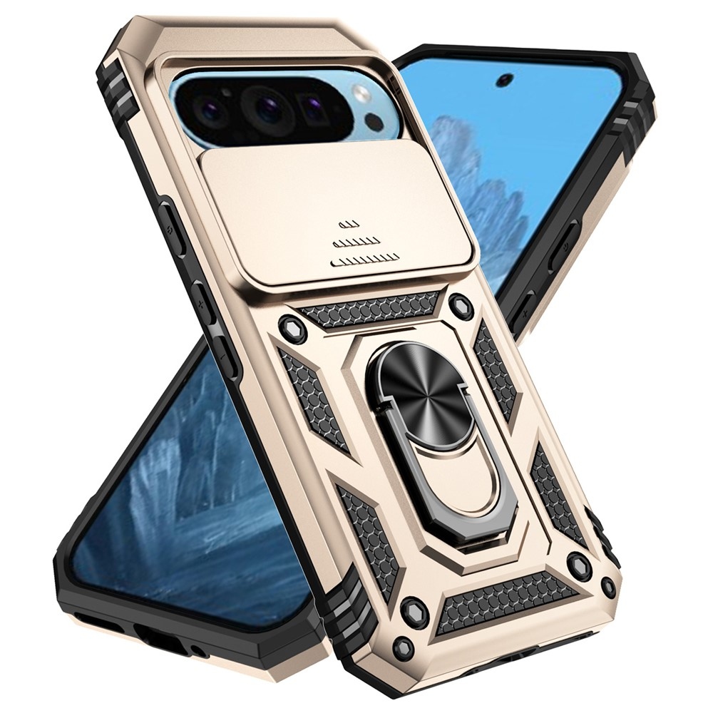 Slide odolný kryt na Google Pixel 10 Pro/Pixel 10/9 Pro/9 - zlatý