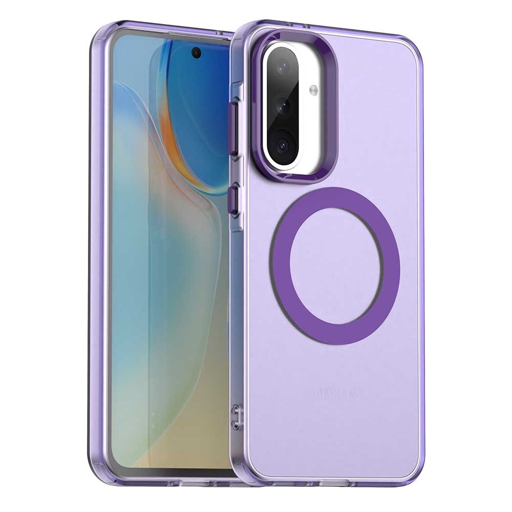 Candy gelový obal MagSafe pro Samsung Galaxy A36 5G/A56 5G - fialový