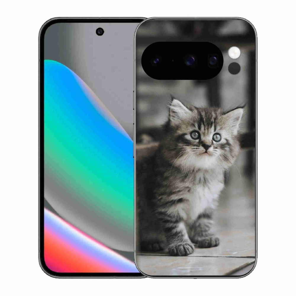 Gelový kryt mmCase na Google Pixel 10 Pro - koťátko