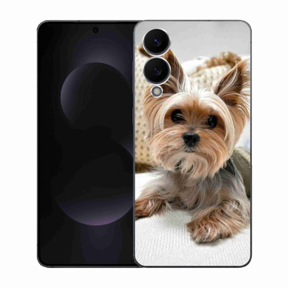 Gelový kryt mmCase na Samsung Galaxy S25 Edge - jorkšír 5