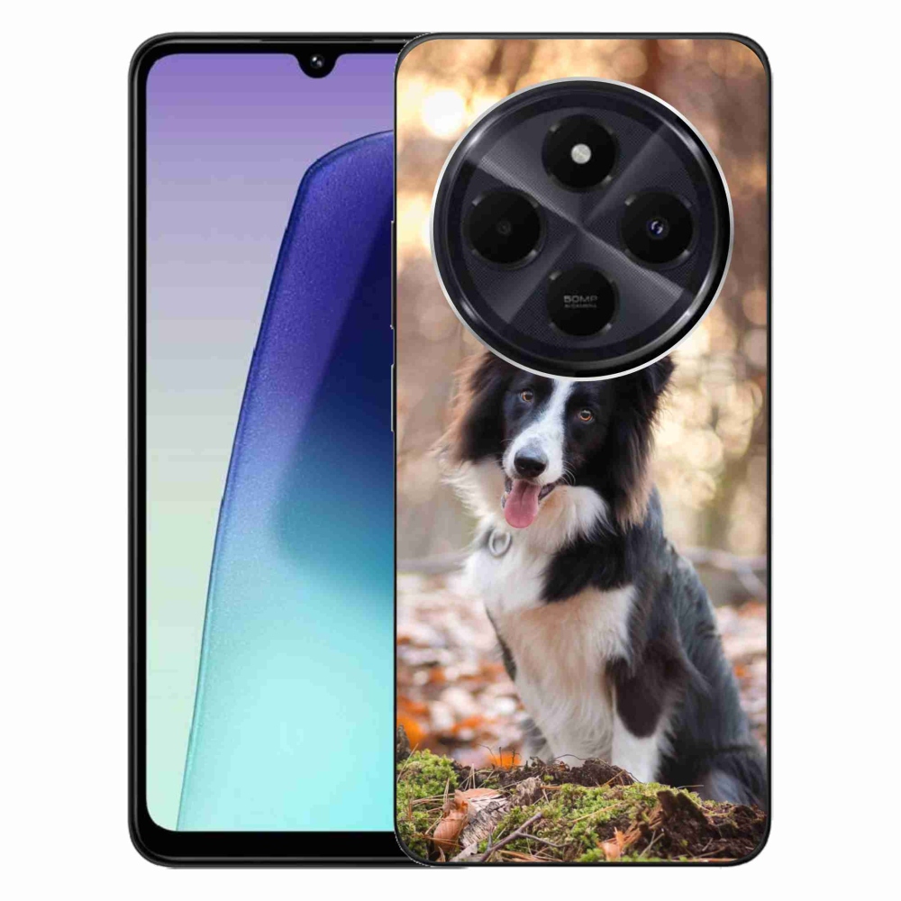 Gelový obal mmCase na Xiaomi Redmi 14C/Poco C75 - border kolie 1