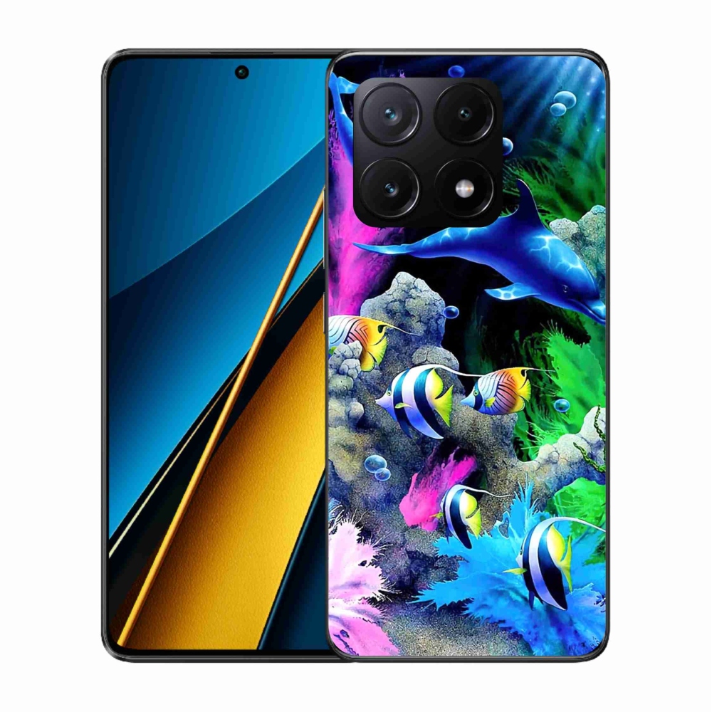 Gelový obal mmCase na Xiaomi Poco X6 Pro 5G - mořský svět