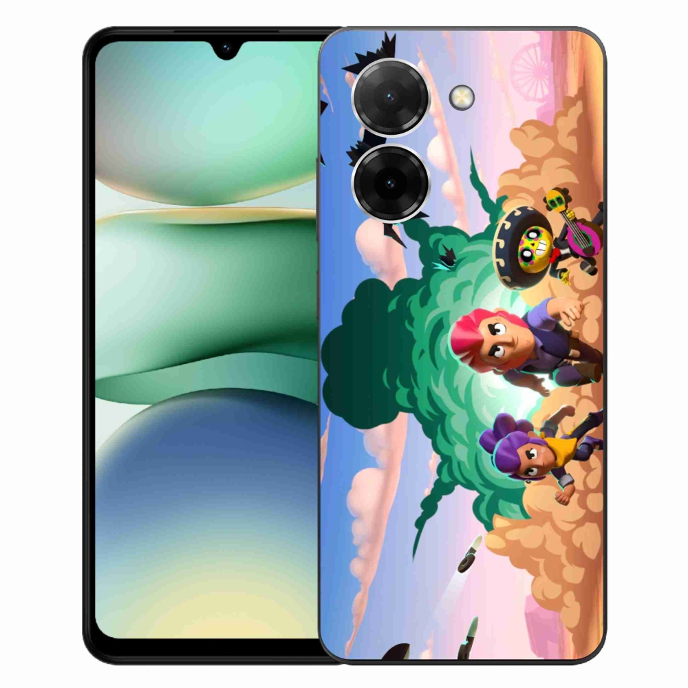 Gelový kryt mmCase na Xiaomi Redmi A5 (171.7x77.8x8.3mm) - brawl stars