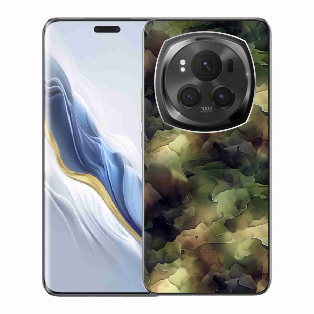 Gelový kryt mmCase na Honor Magic 6 Pro 5G - maskáčový vzor 10
