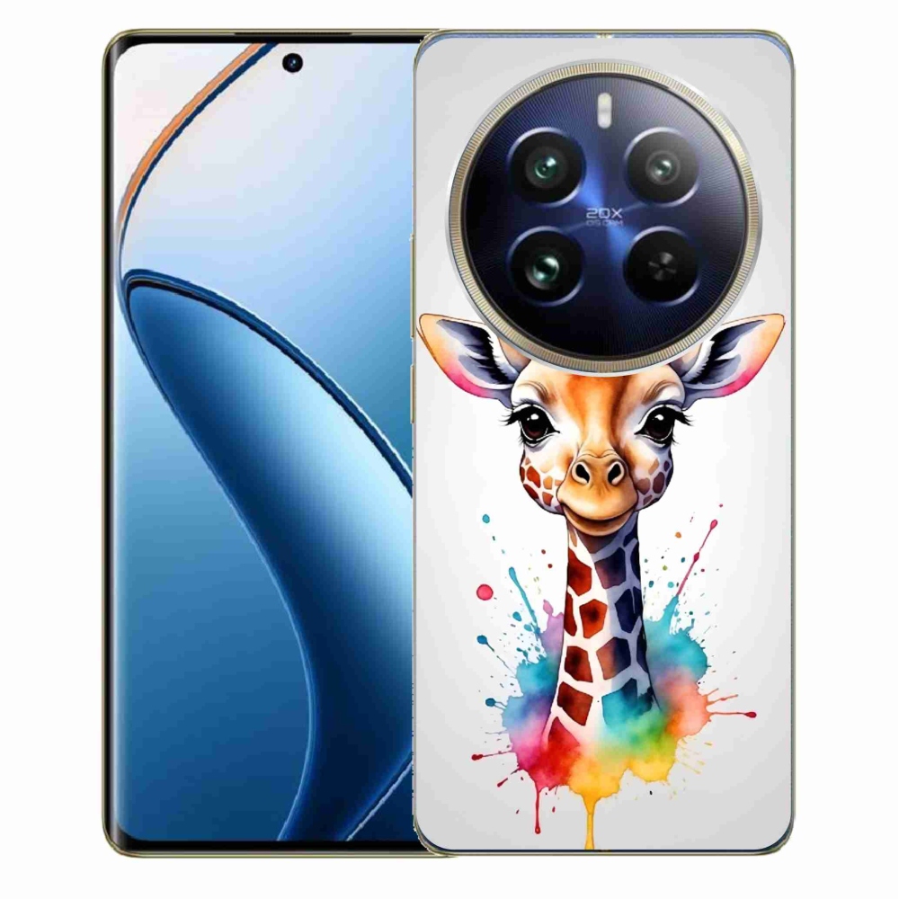 Gelový kryt mmCase na Realme 12 Pro 5G/12 Pro+ 5G - žirafa 1