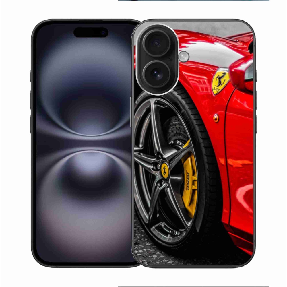 Gelový kryt mmCase na iPhone 16 - auto 1