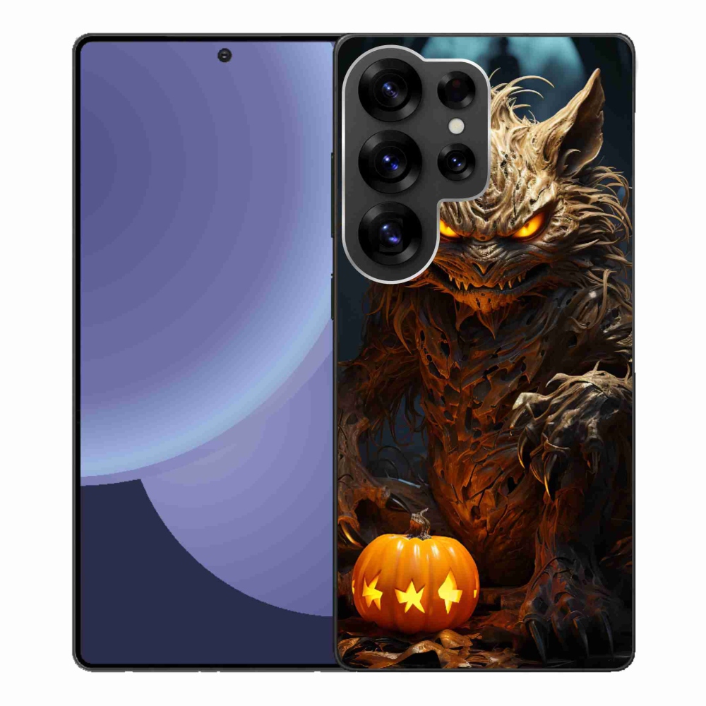 Gelový kryt mmCase na Samsung Galaxy S25 Ultra - halloweenská příšera