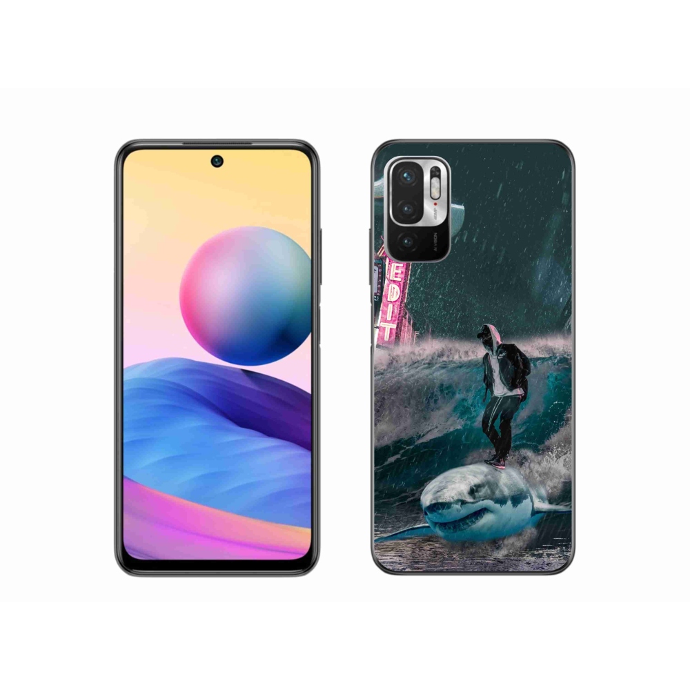 Gelový kryt mmCase na Xiaomi Poco M3 Pro/5G - žralok