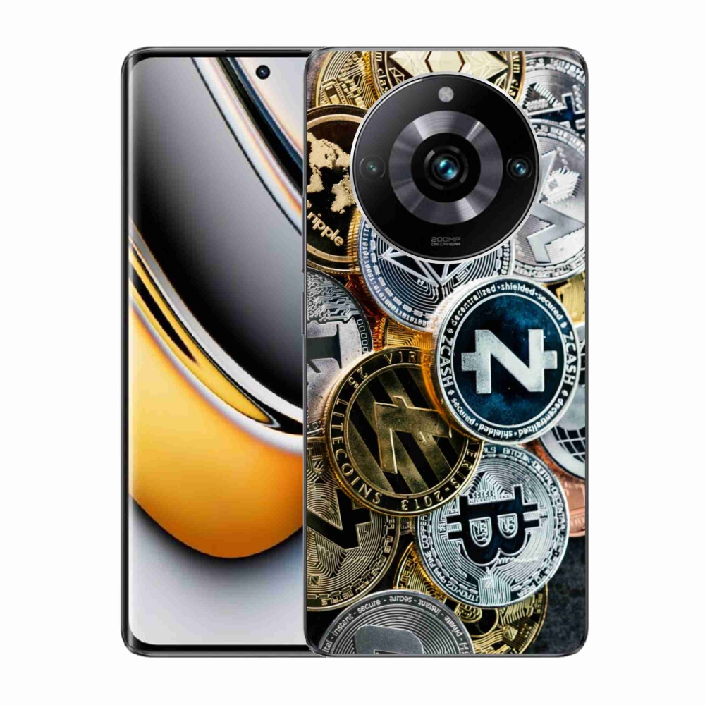 Gelový kryt mmCase na Realme 11 Pro/11 Pro+ - kryptoměny