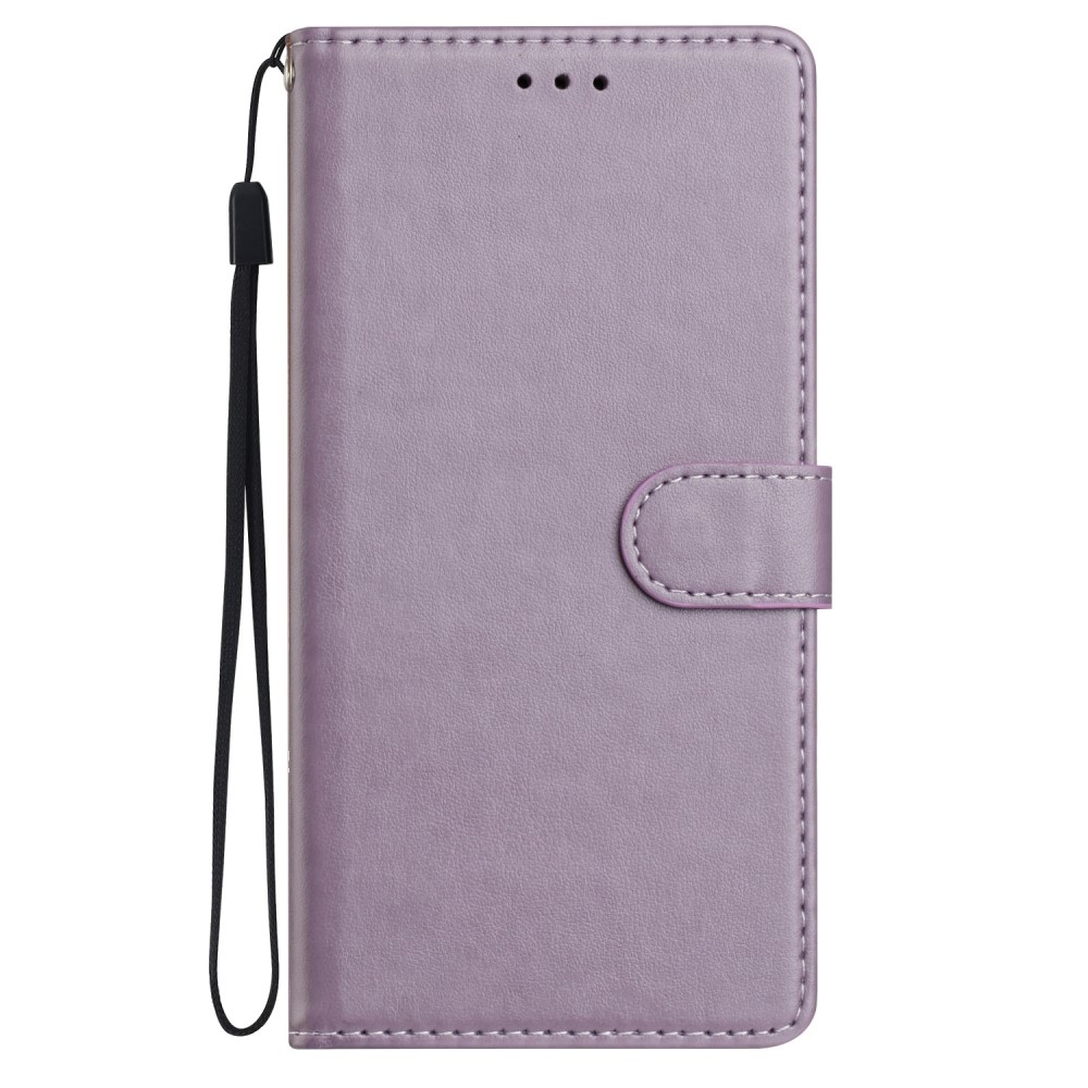 Clots knížkové pouzdro na Xiaomi Redmi Note 14 5G - fialové