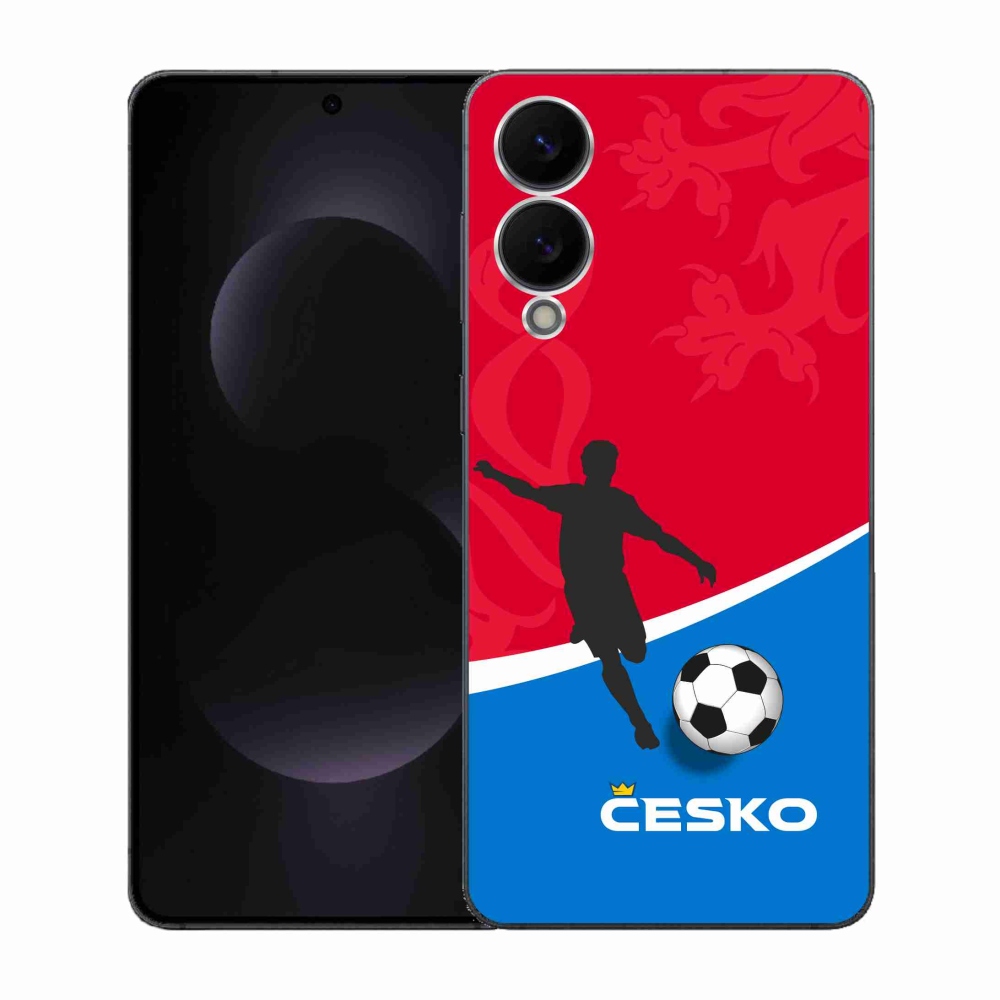 Gelový kryt mmCase na Samsung Galaxy S25 Edge - fotbal Česko