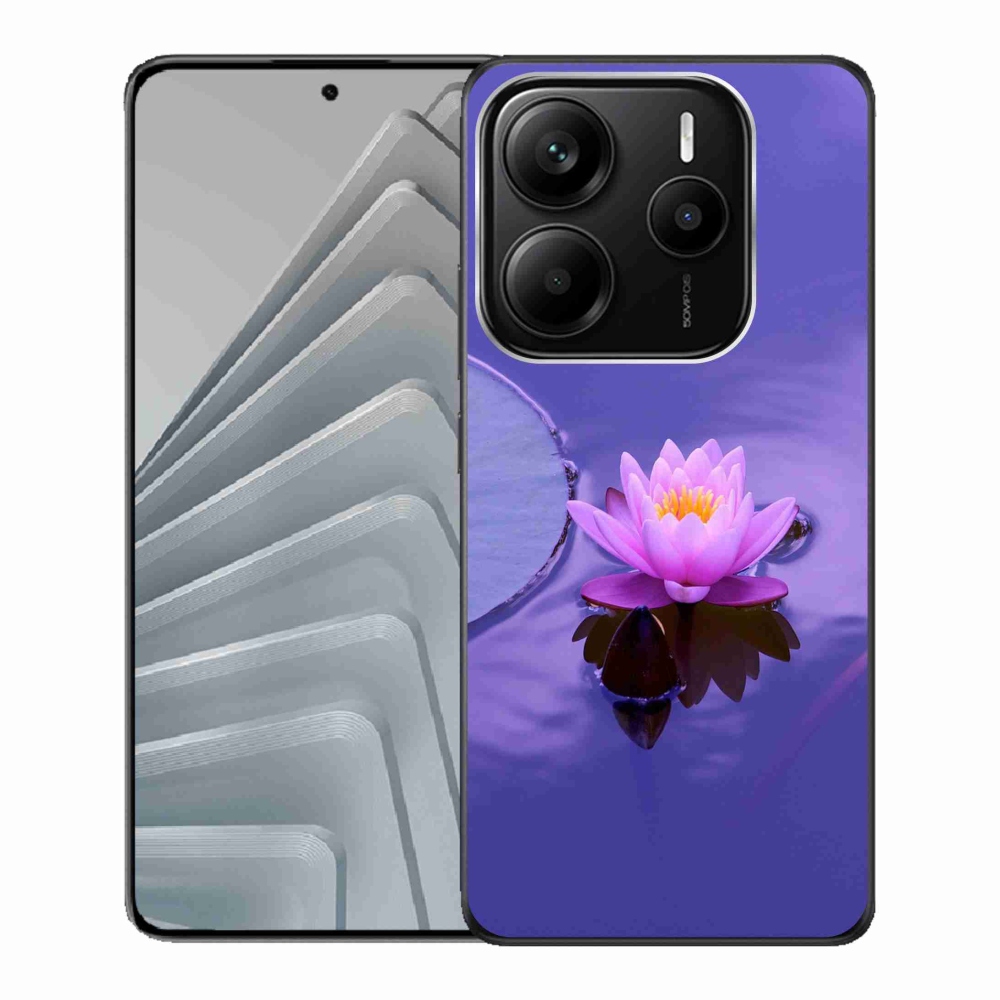 Gelový kryt mmCase na Xiaomi Redmi Note 14 5G - květ na hladině
