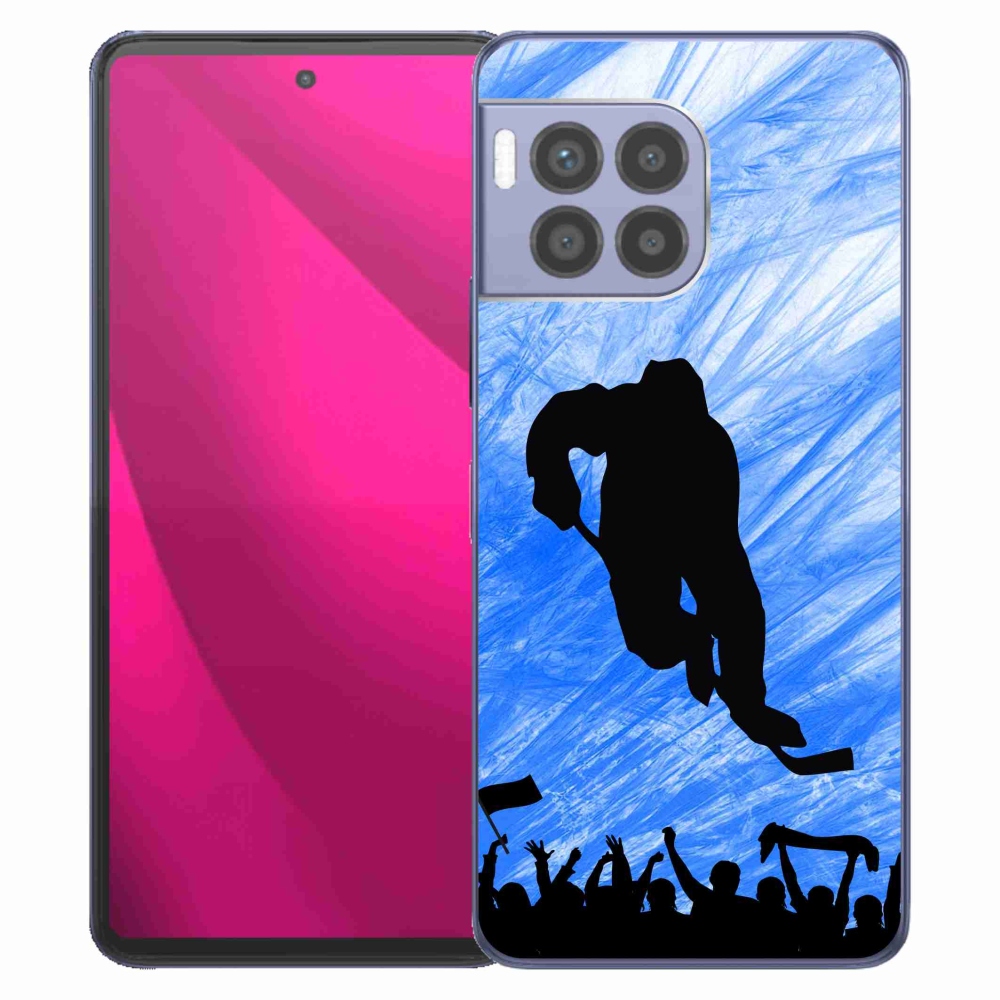 Gelový kryt mmCase na T-Mobile T Phone 2 Pro - hokejový hráč