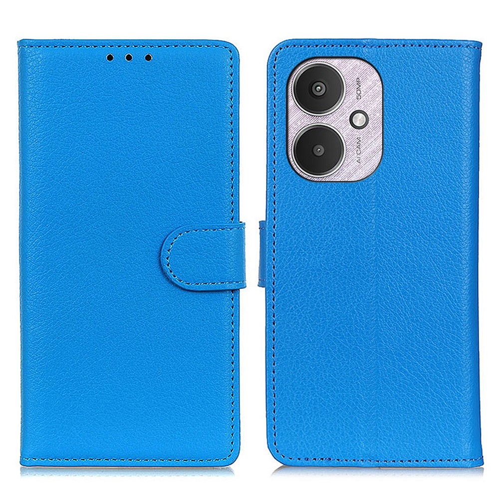 Litchie knížkové pouzdro na Xiaomi Poco C65/Redmi 13C 4G/5G - modré