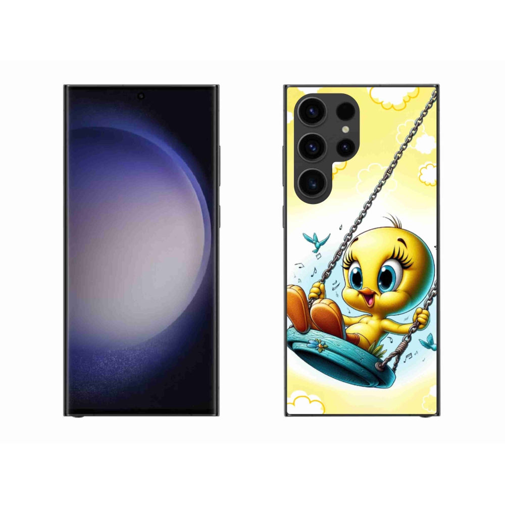 Gelový kryt mmCase na Samsung Galaxy S23 Ultra 5G - tweety