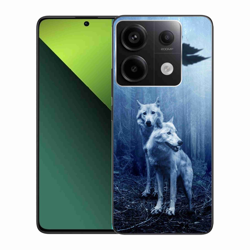 Gelový kryt mmCase na Xiaomi Redmi Note 13 Pro 5G/Poco X6 5G - vlci v lese