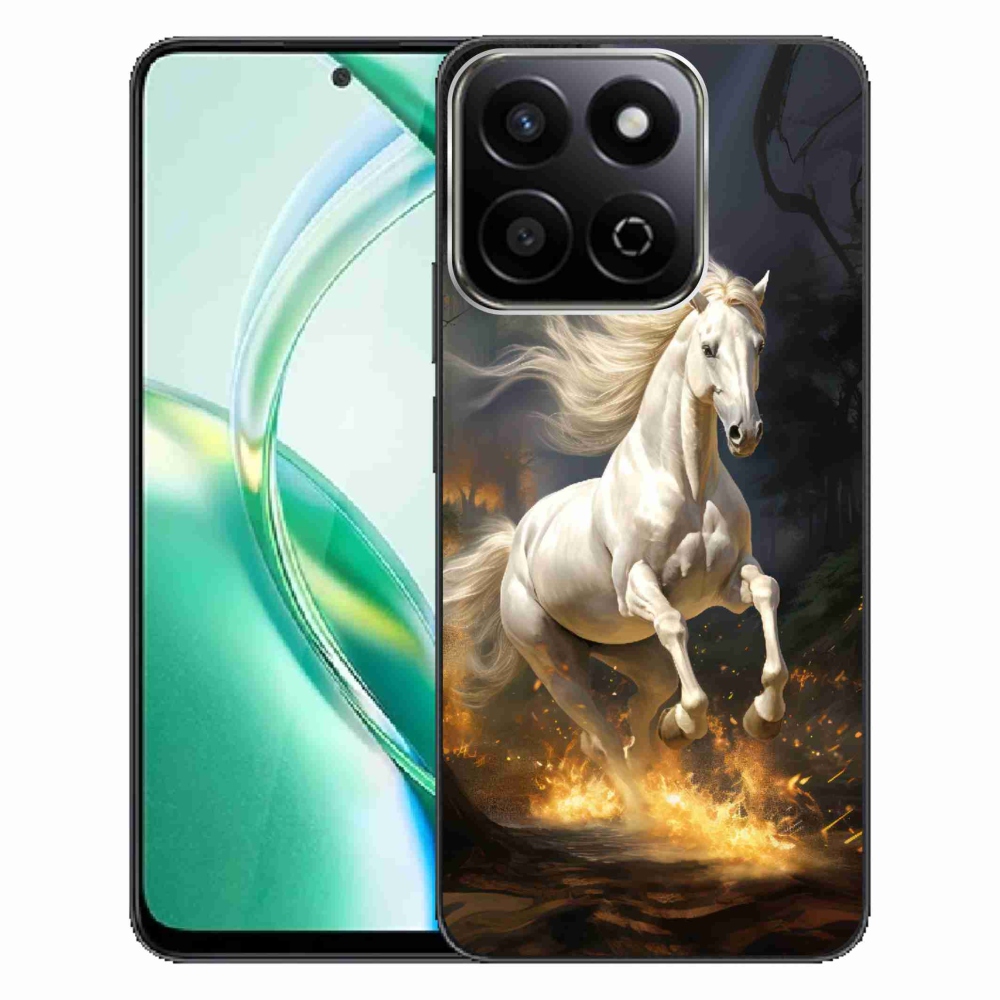 Gelový kryt mmCase na Honor 200 Smart 5G - bílý kůň 2