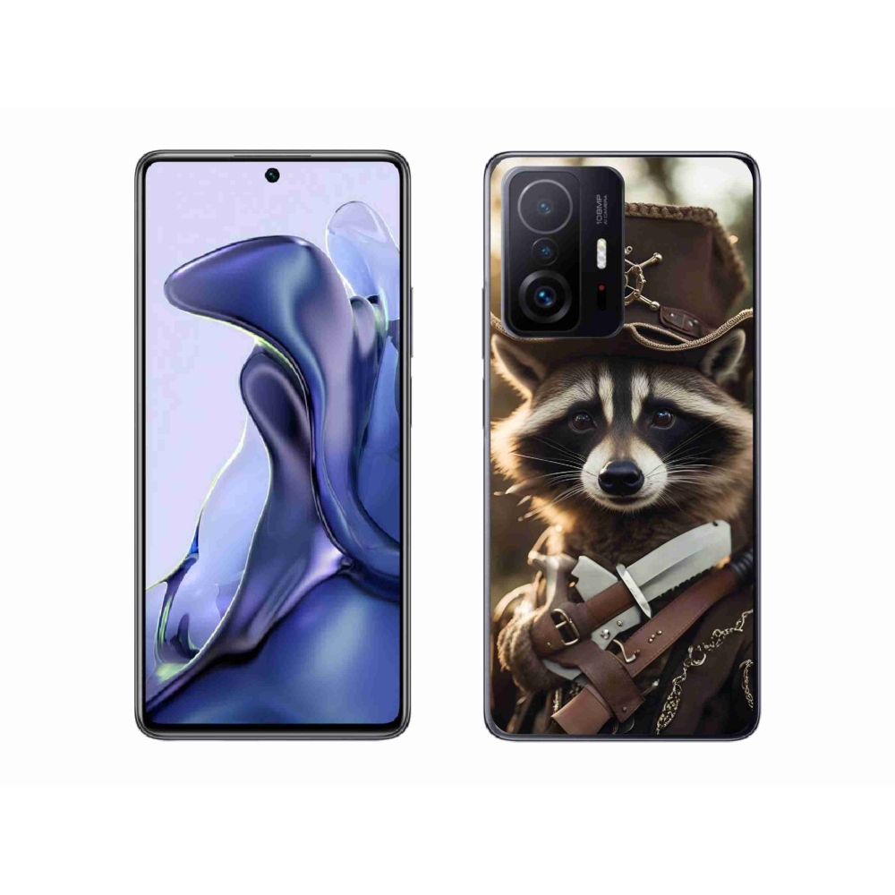 Gelový kryt mmCase na Xiaomi 11T - mýval v uniformě