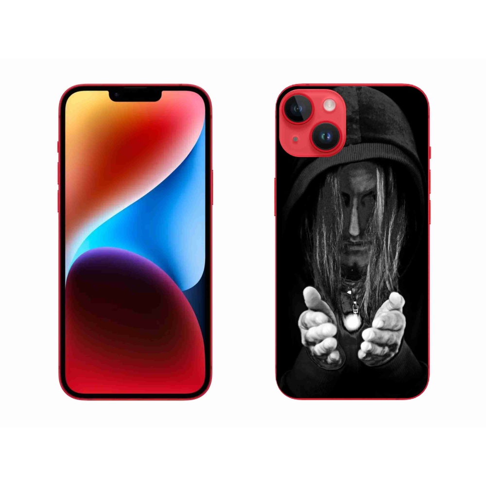 Gelový kryt mmCase na iPhone 14 Plus - tajemná osoba