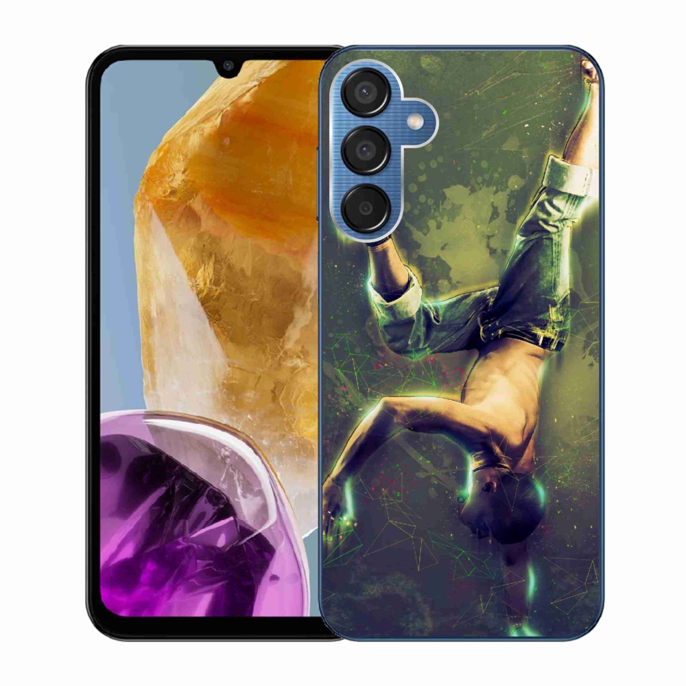 Gelový kryt mmCase na Samsung Galaxy M15 5G - breakdance