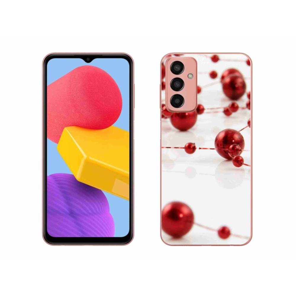 Gelový kryt mmCase na Samsung Galaxy M13 - vánoční řetěz