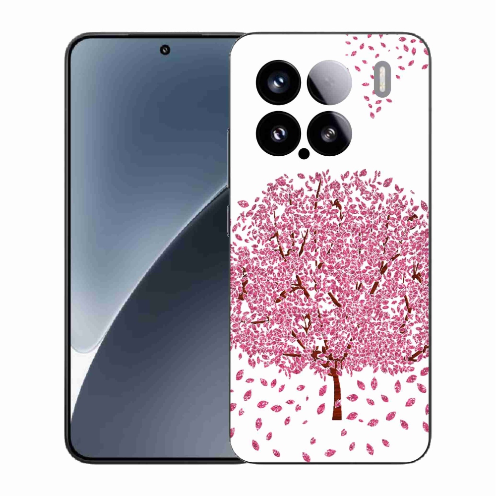 Gelový kryt mmCase na Xiaomi 15 - kreslený strom s listy