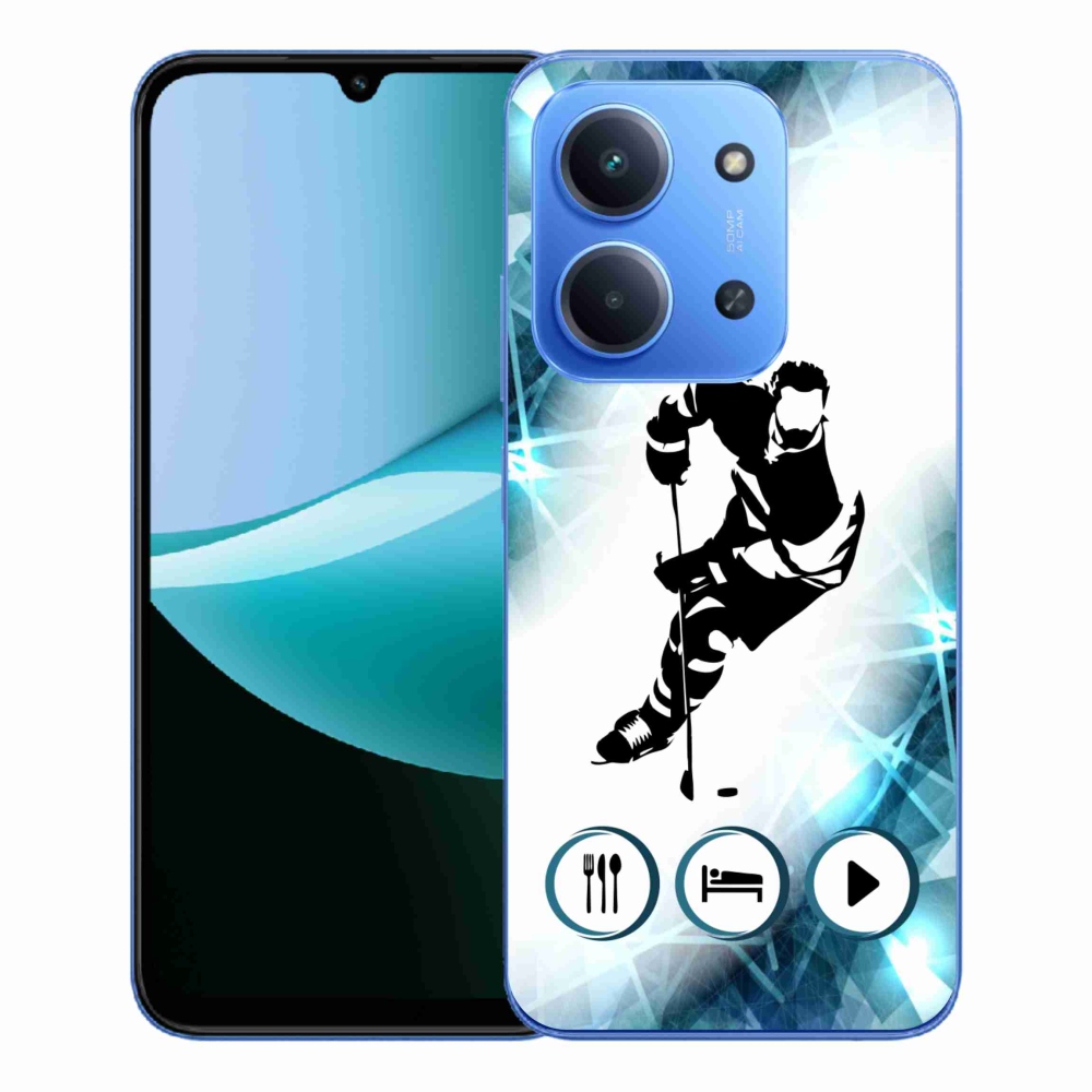 Gelový kryt mmCase na Xiaomi Redmi 15C 4G/5G (173mm) - hokej 1