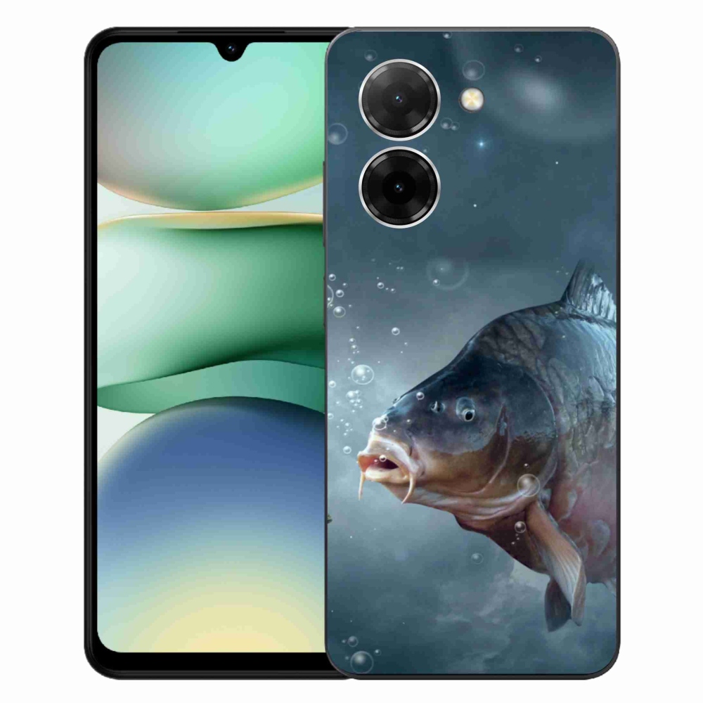 Gelový kryt mmCase na Xiaomi Redmi A5 (171.7x77.8x8.3mm) - kapr a bublinky