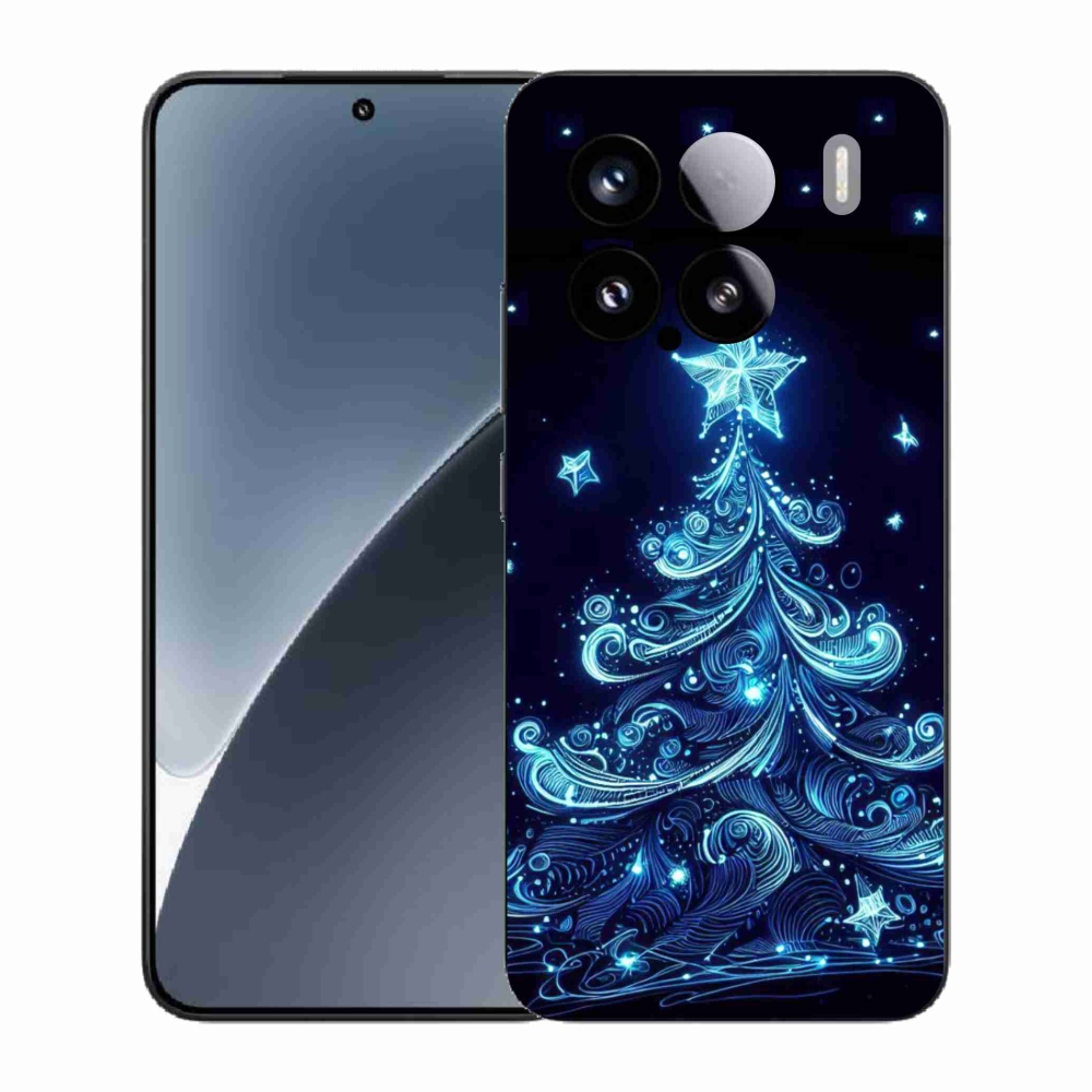 Gelový kryt mmCase na Xiaomi 15 - neonový vánoční stromek 4