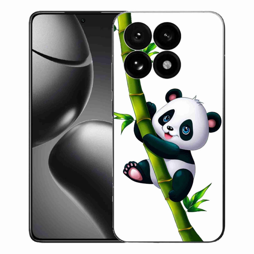 Gelový kryt mmCase na Xiaomi 15T - panda na bambusu