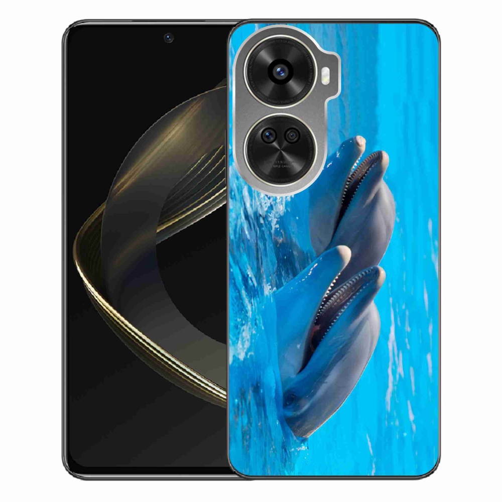 Gelový kryt mmCase na Huawei Nova 12 SE - delfíni