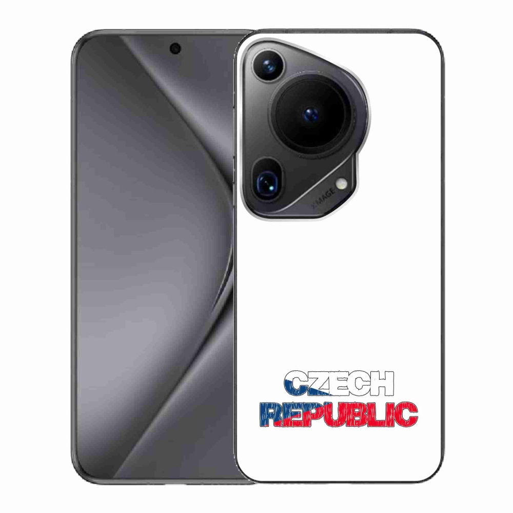 Gelový kryt mmCase na Huawei Pura 70 Ultra - Czech Republic bílé pozadí
