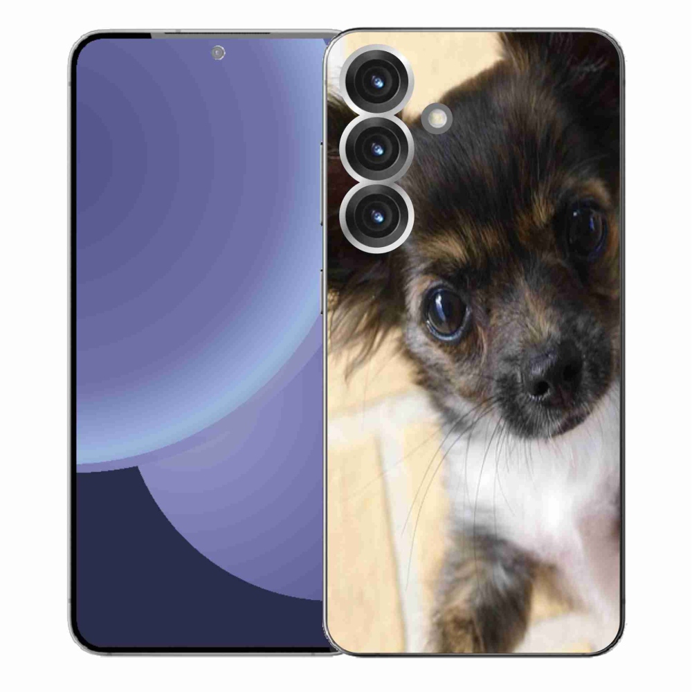 Gelový kryt mmCase na Samsung Galaxy S25+ - čivava 2
